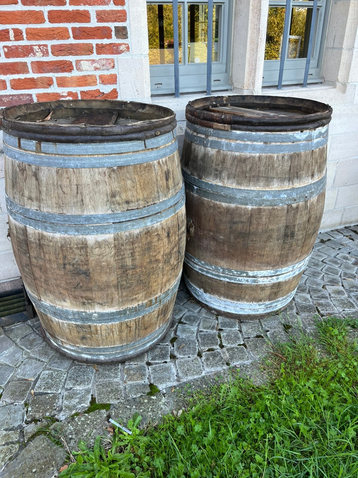 2 oude wijnvaten, Ophalen, Gebruikt