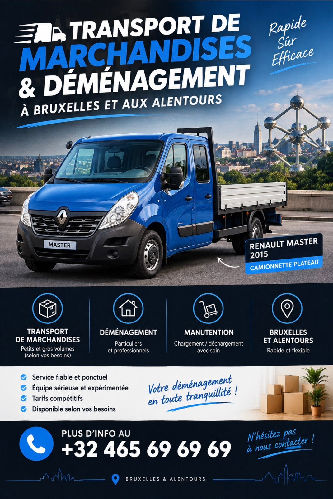 DÉMÉNAGEMENT & TRANSPORT, Enlèvement