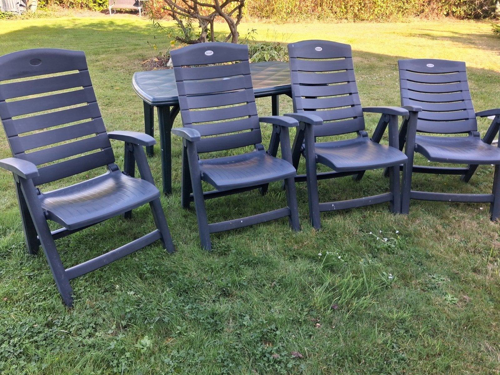 4 tuinstoelen merk hartman als nieuw, Tuin en Terras, Ophalen