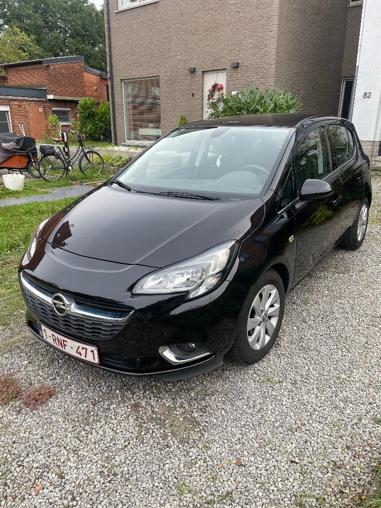 Opel Corsa E 1.4 Cosmo Turbo motor, Autos, Euro 6, Boîte manuelle, Noir, 5 portes