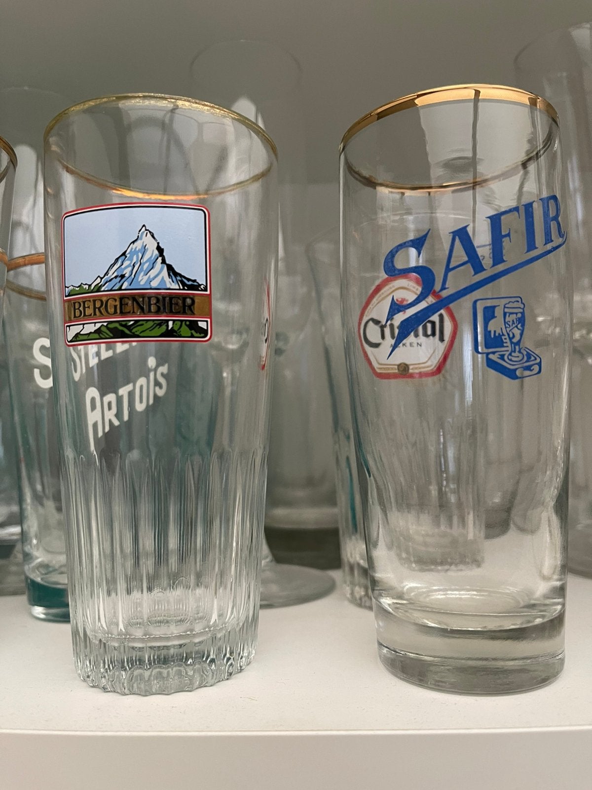 Bierglazen Aalst/Oilsjt, Collections, Verres & Petits Verres, Enlèvement ou Envoi, Comme neuf