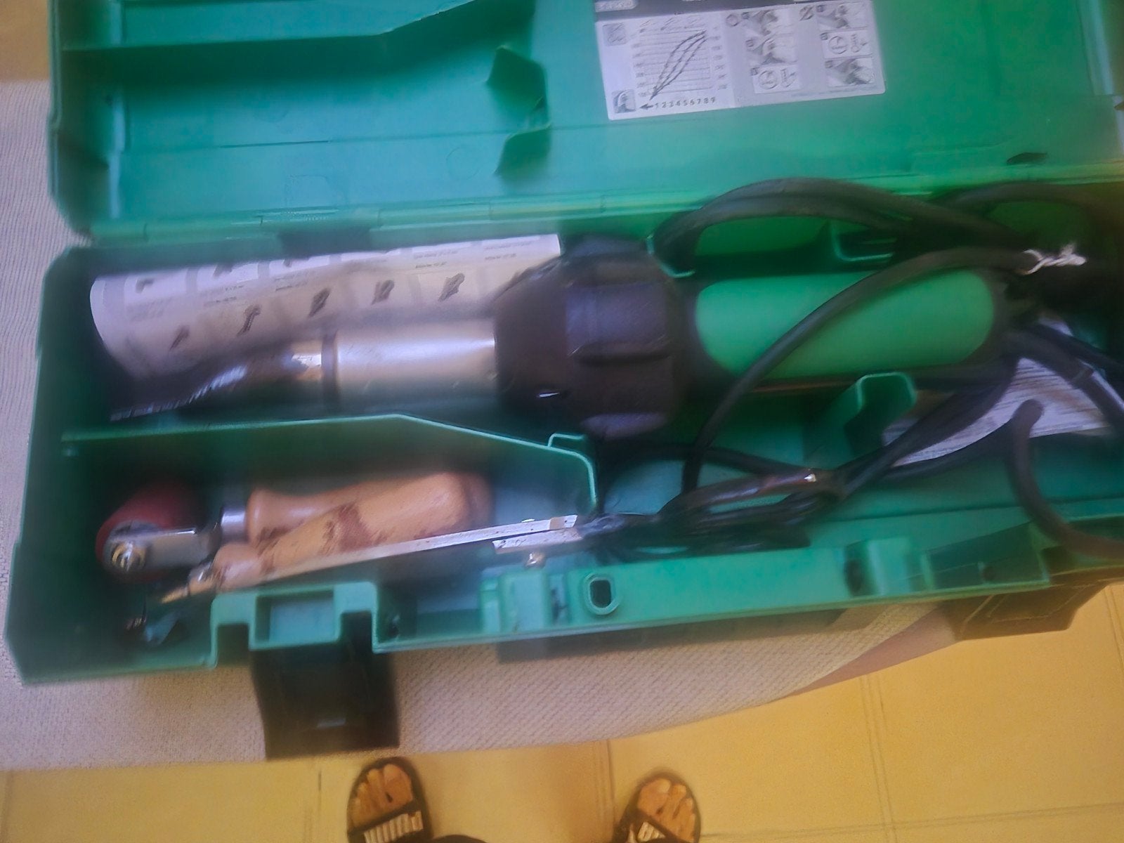 Leister servi une fois état neuf, Bricolage & Construction, Tuiles & Revêtements de toit, Enlèvement