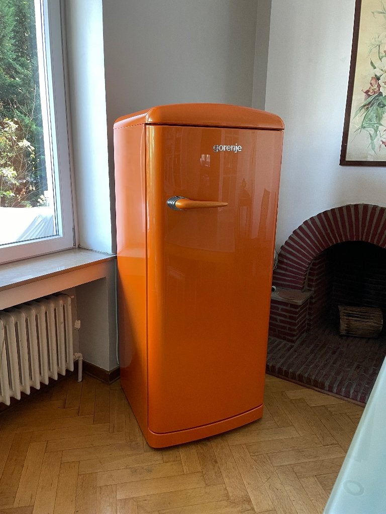 gorenje Frigo style retro, Electroménager, Classe énergétique A ou plus économe, Avec compartiment congélateur, Utilisé, 200 litres ou plus