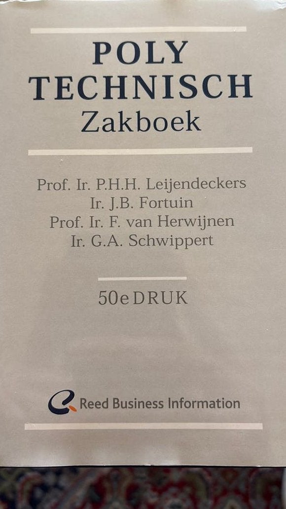 Poly Technisch Zakboek - 9789062284108, Livres, Enlèvement ou Envoi