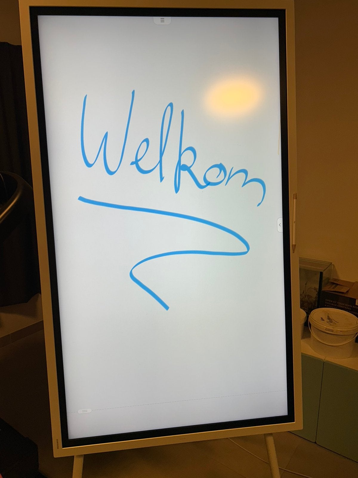 Samsung flip digitaal whiteboard WM55B, Computers en Software, Ophalen, Gebruikt