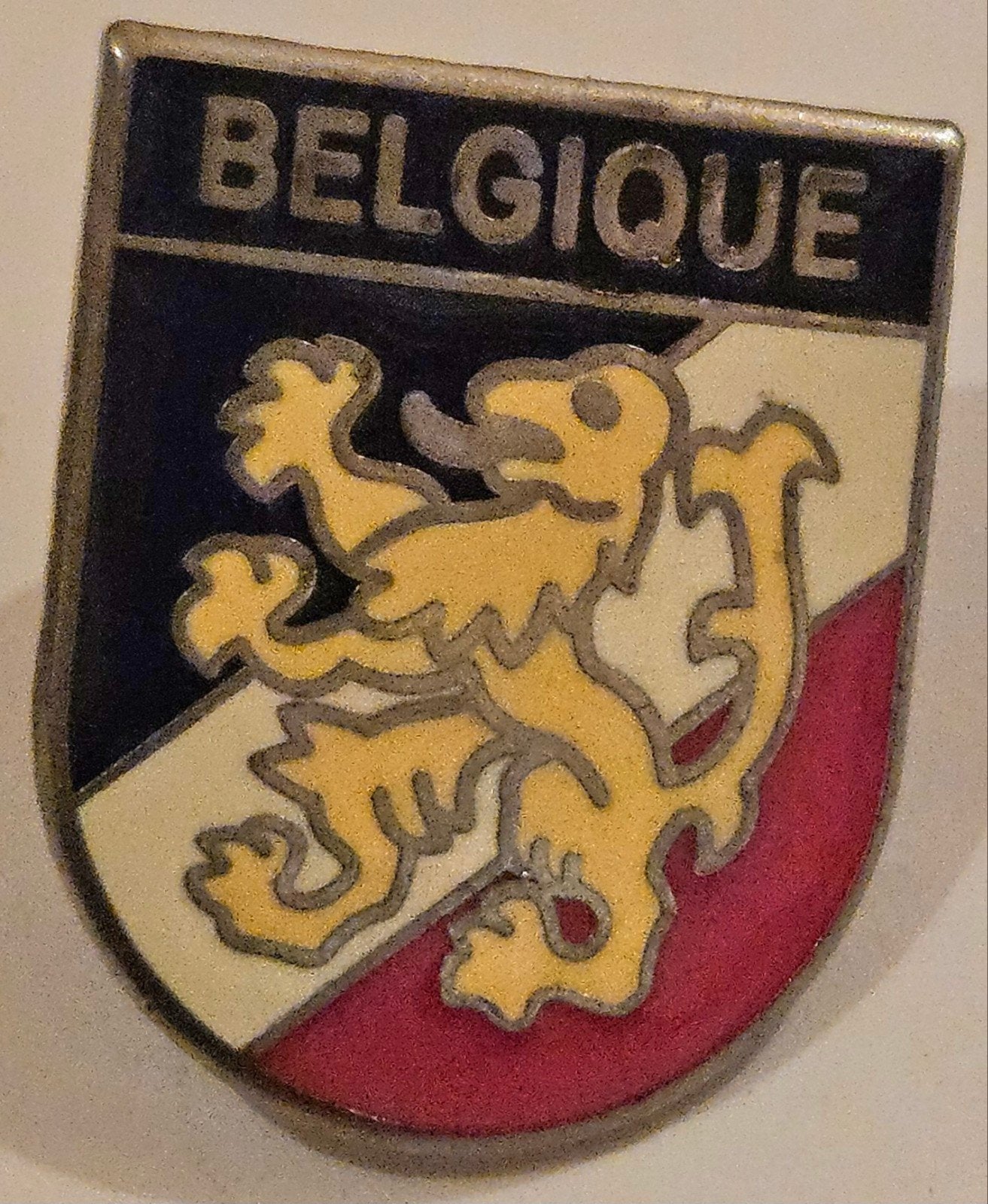 Épinglette belge avec lion
Il s'agit d'une cloche vintage, Collections, Broches, Pins & Badges, Enlèvement ou Envoi