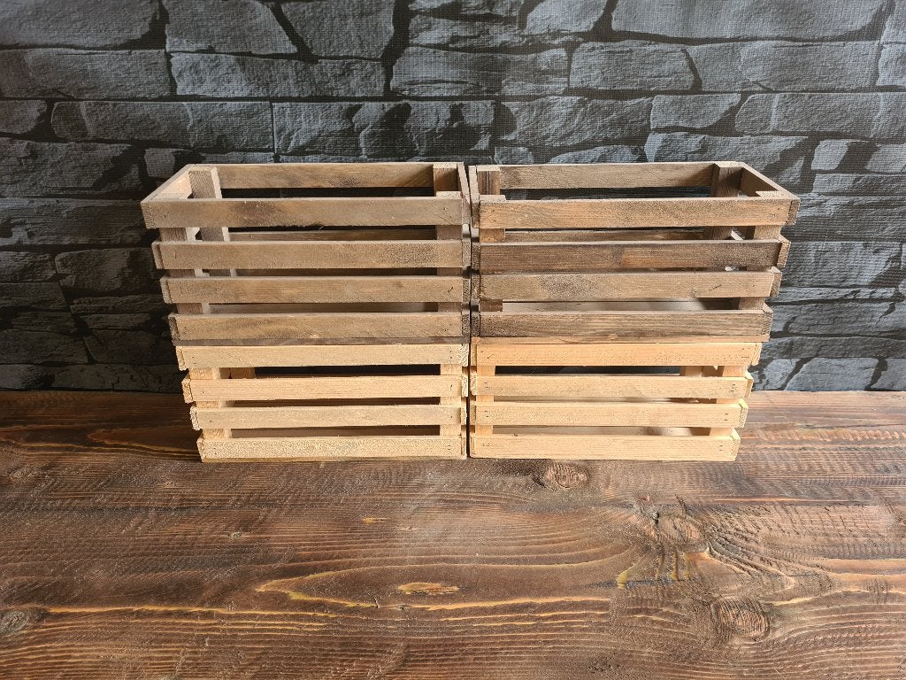 Decoratieve kistjes / Appelkistjes – Naturel, Huis en Inrichting, Nieuw, Ophalen of Verzenden, Rijkevorsel, Ma.pec