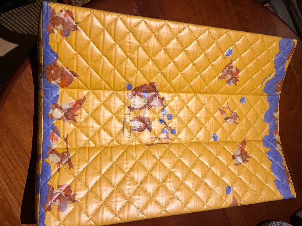 Matelas à langer bébé, Jaune, Comme neuf, Enlèvement, Autres marques