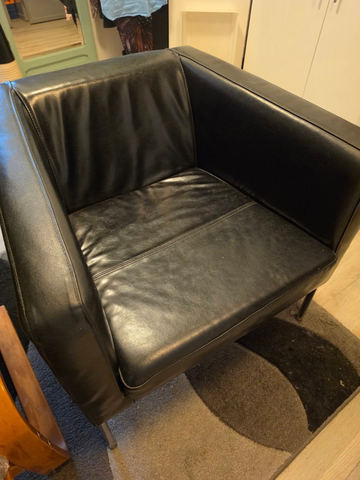 fauteuil en cuire, Enlèvement