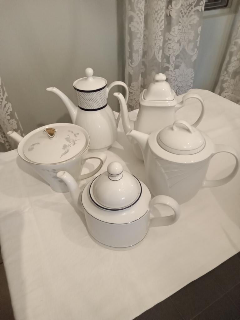 5 koffie/ theepotten, Bavaria., Antiek en Kunst, Ophalen of Verzenden