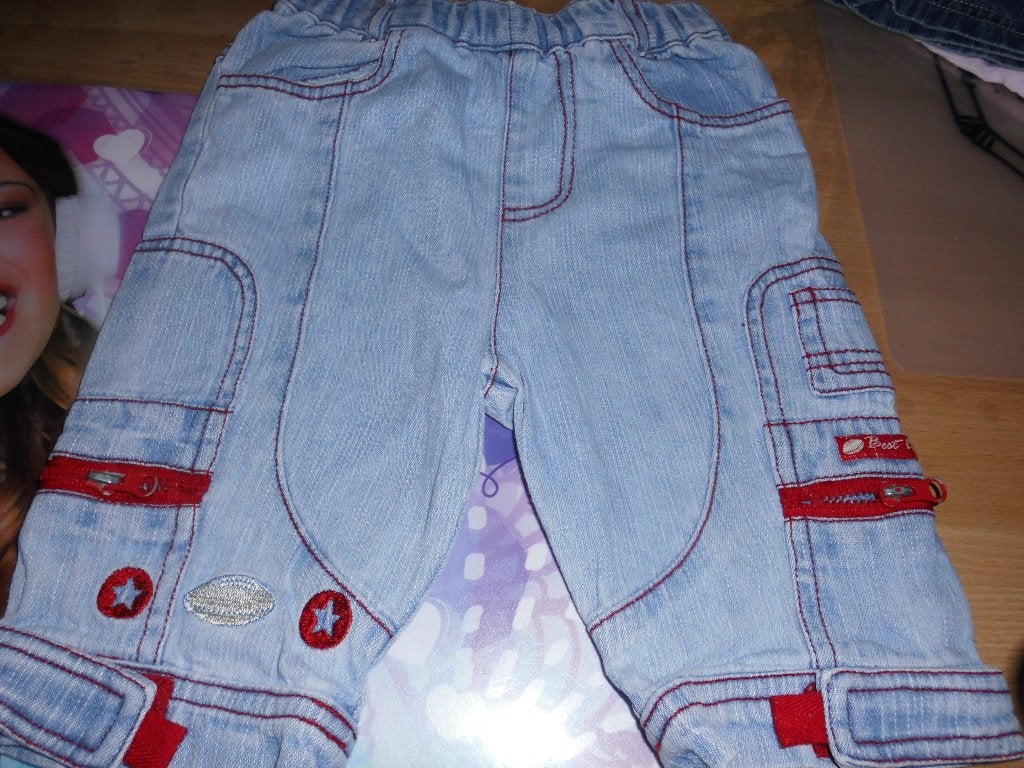 jeansbroek 62, Enlèvement ou Envoi, Comme neuf, Garçon, Pantalon