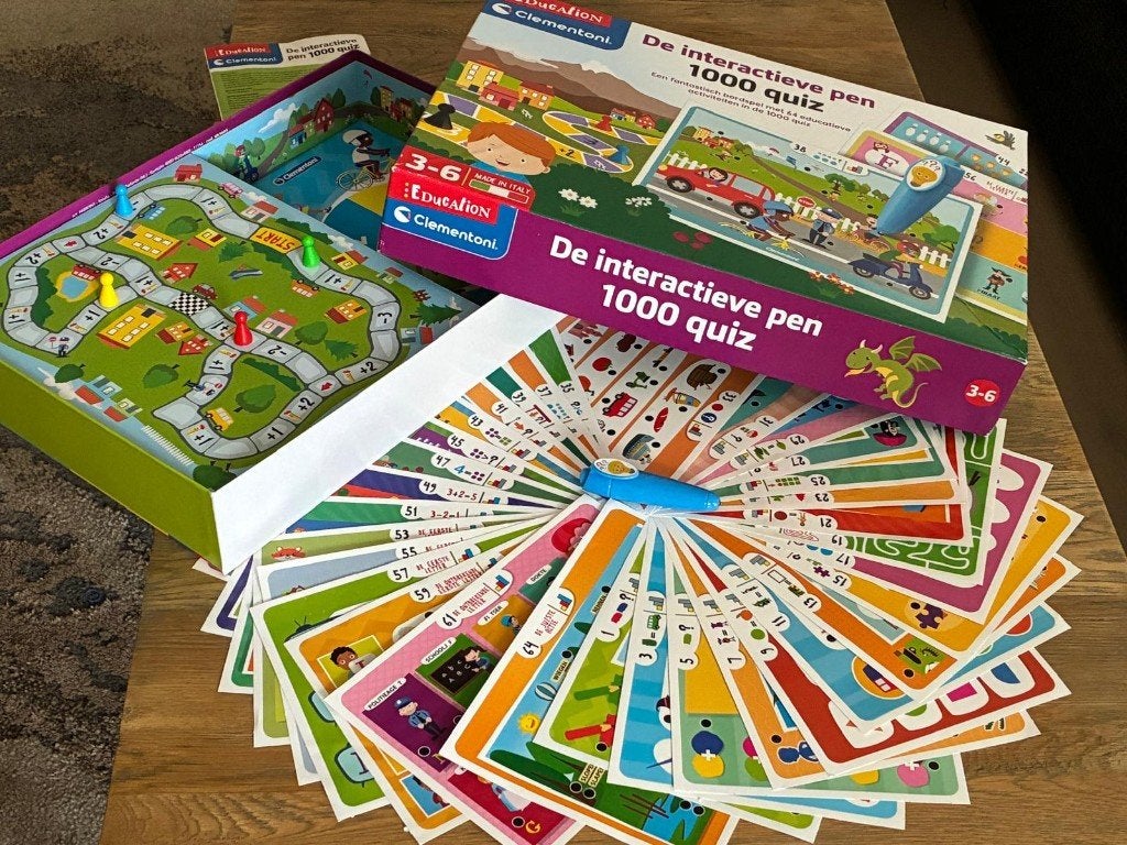 clementoni de interactieve pen., Hobby en Vrije tijd, Gezelschapsspellen | Bordspellen, Drie of vier spelers, Ophalen, Zo goed als nieuw