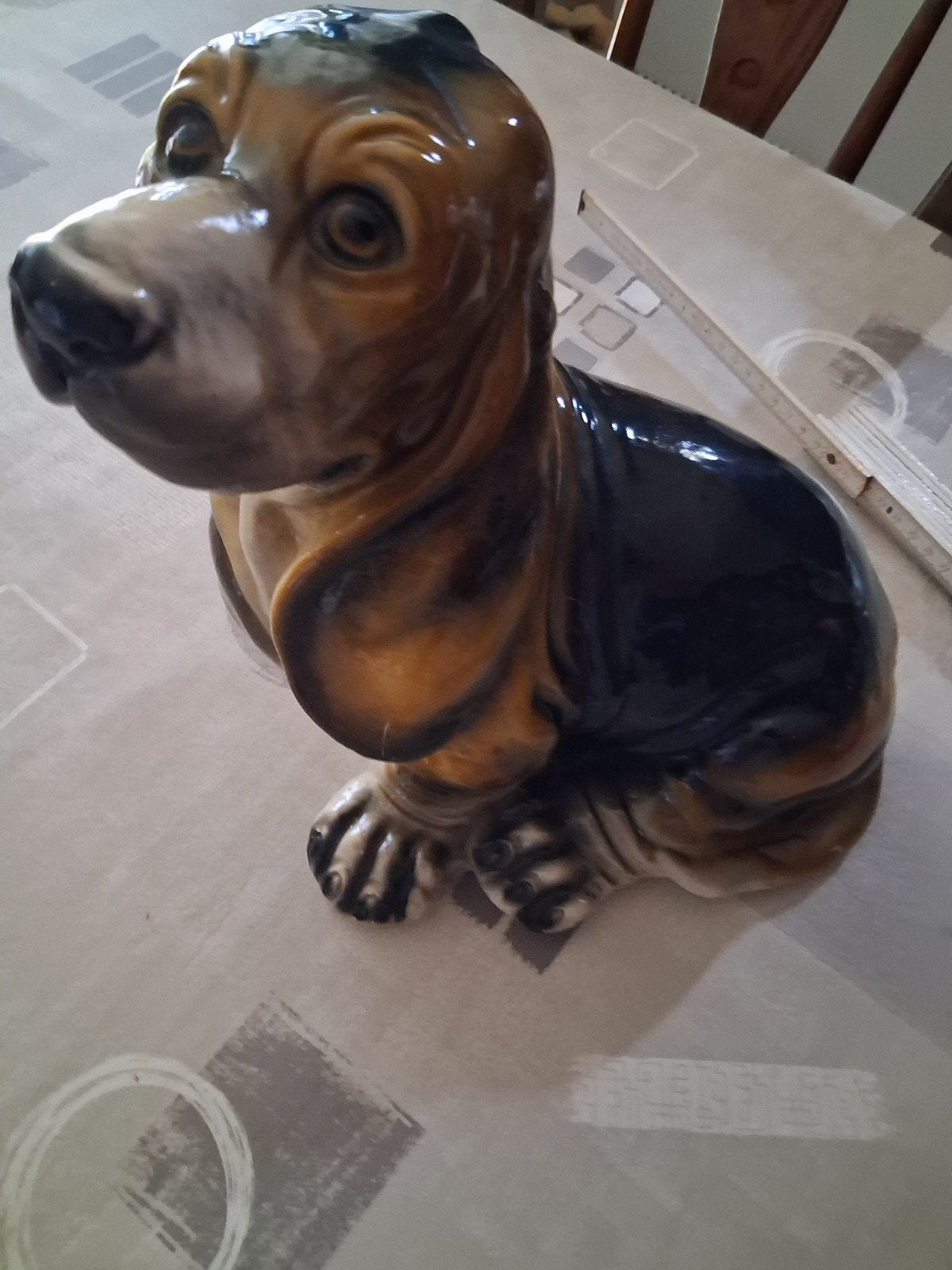 Basset hond stenen beeld, Verzamelen, Ophalen