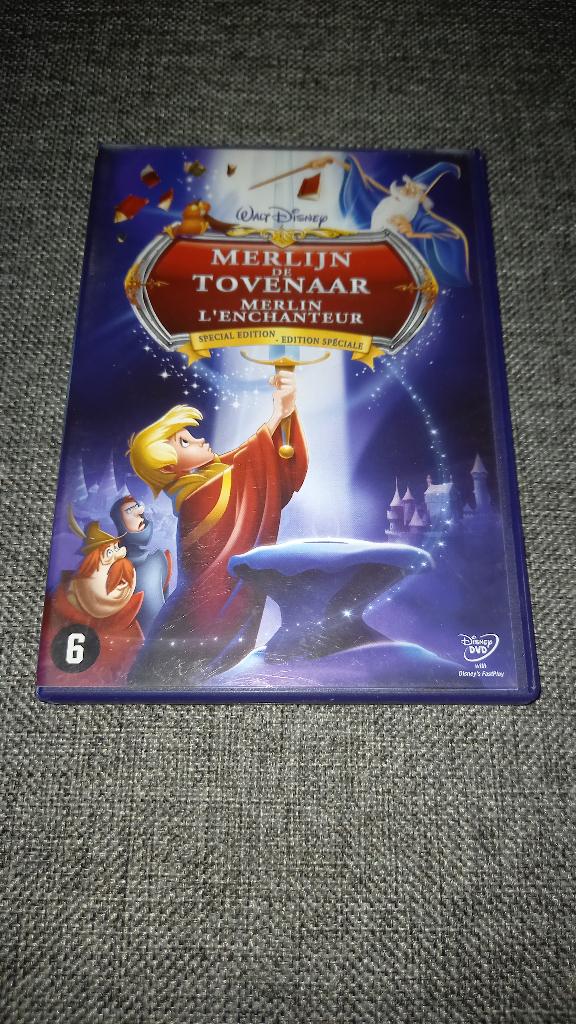 DVD Merlin le Magicien, CD & DVD, DVD | Films d'animation & Dessins animés, Utilisé, Enlèvement ou Envoi
