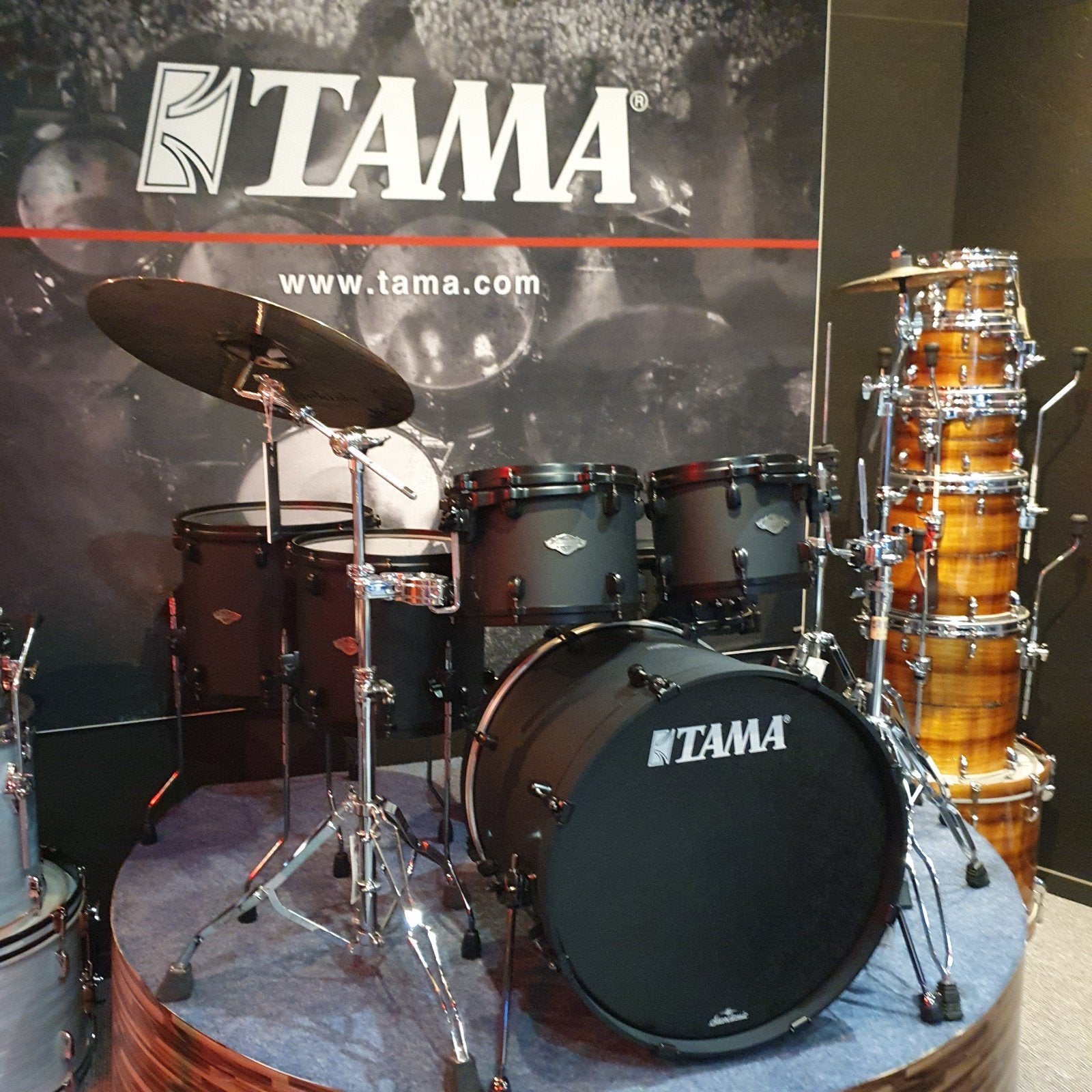 Tama Starclassic Performer: Flat black/Black HW: Limited Ed., Muziek en Instrumenten, Ophalen of Verzenden, Tama