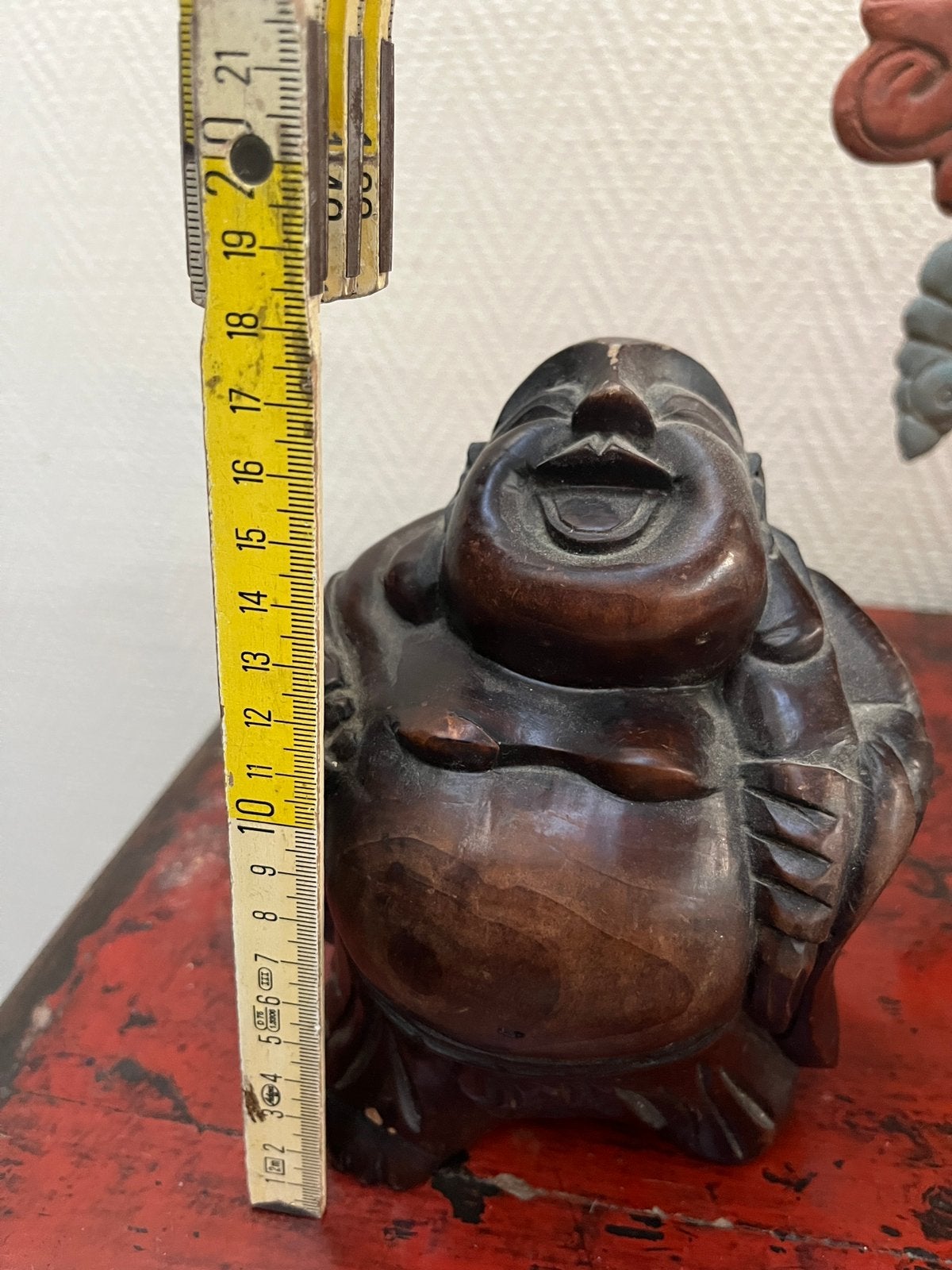 Bouddha qui rit, Enlèvement ou Envoi, Marron, Comme neuf, 18 cm