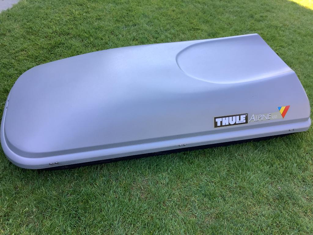 Thule Alpine 100 dakkoffer, Autos : Divers, Coffres de toit, Enlèvement, Comme neuf