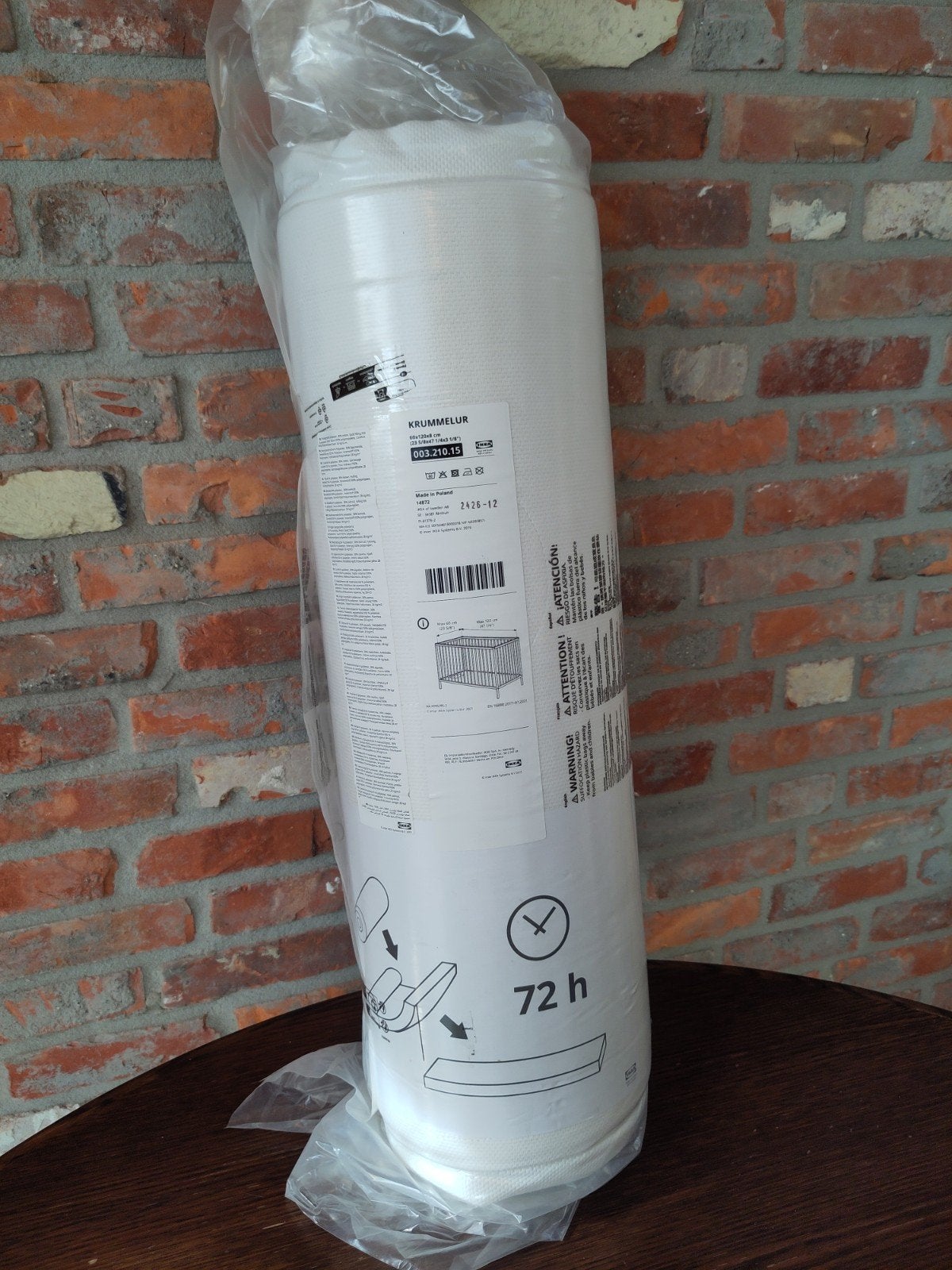 Nieuwe matras babybedje Ikea Krummelur, Ophalen, Nieuw, Ledikant