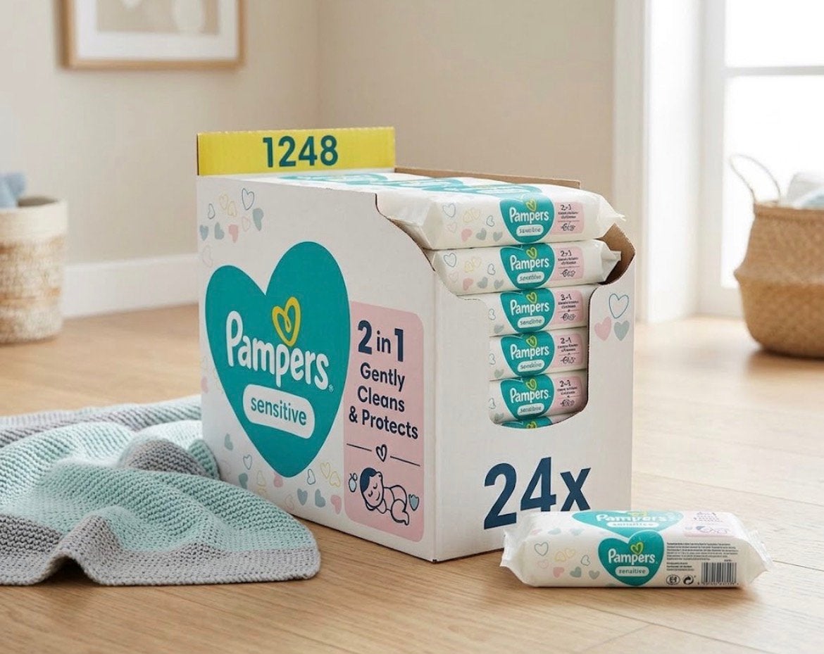 Pampers Sensitive Babydoekjes, Kinderen en Baby's, Ophalen of Verzenden, Nieuw