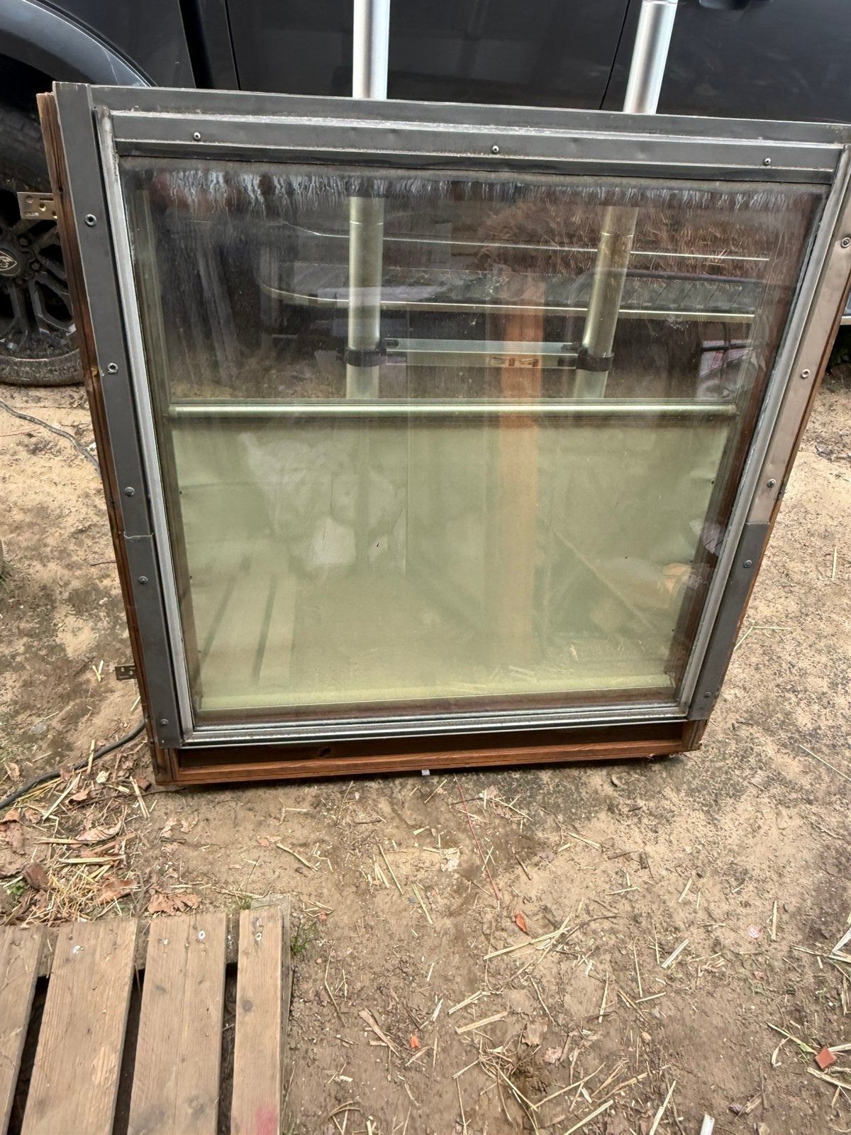 Velux 114x118, Doe-het-zelf en Bouw, Glas en Ramen, Ophalen, Gebruikt, 80 tot 120 cm, Dubbelglas