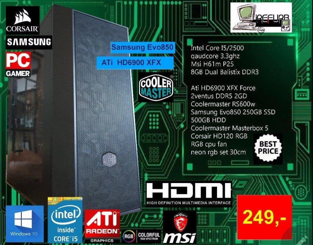 desktop i5 gaming win10, Ophalen