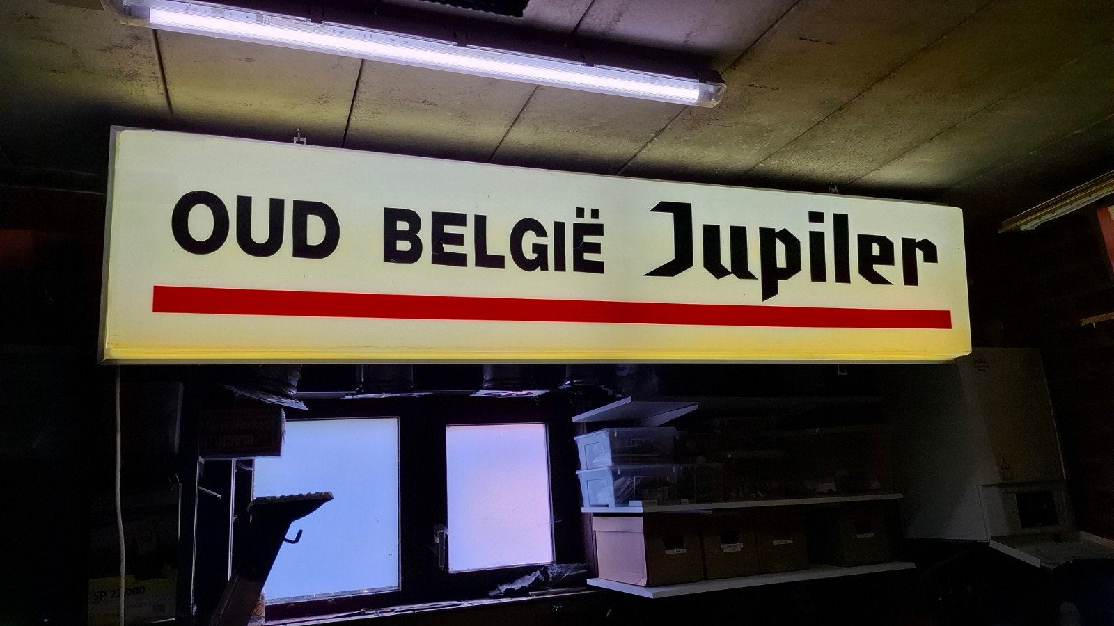Jupiler lichtreclame 2m50, Verzamelen, Ophalen, Gebruikt