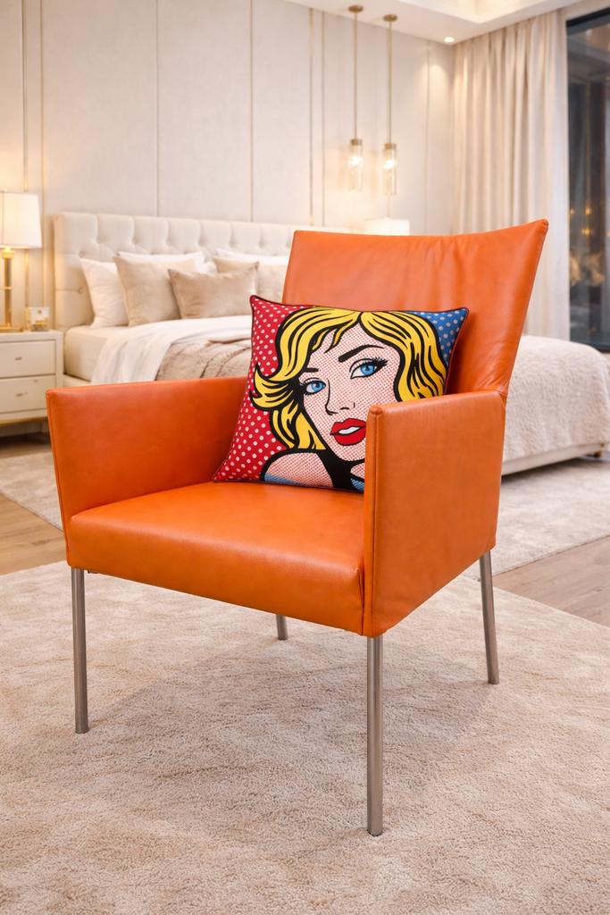 Nette designstoel van Bert Plantagie, Huis en Inrichting, Stoelen, Eén, Leer, Ophalen of Verzenden