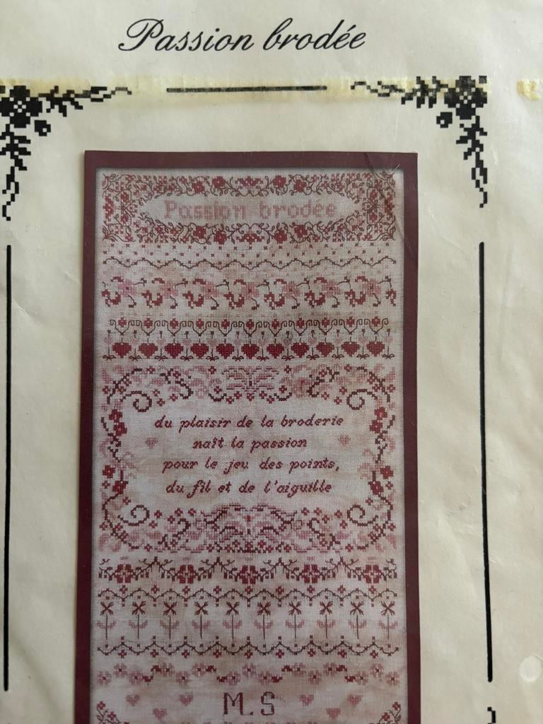 Kruissteekpatroon +linnen stof, Hobby & Loisirs créatifs, Broderie & Machines à broder, Enlèvement ou Envoi, Neuf, Patron