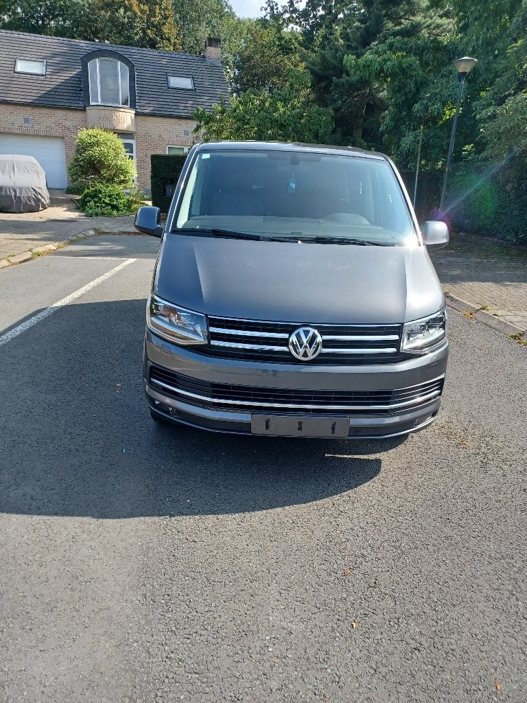 T6 Caravelle Highline dubbele cabine, Auto's, Volkswagen, Monovolume, 4 cilinders, Leder, 5 deurs