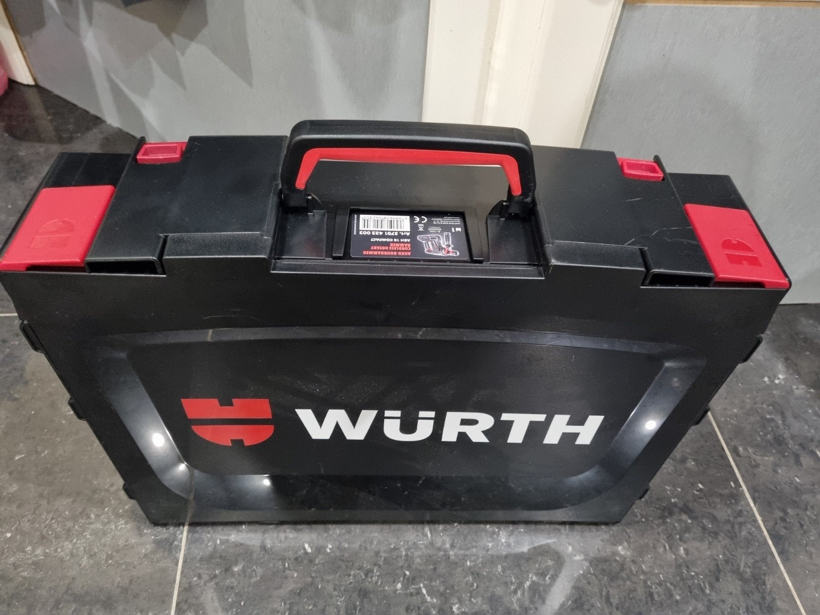 Marteau perforateur wurth + 2X Batterie +chargeur neuf + cof, Bricolage & Construction, Enlèvement, Neuf, Marteau, Ridgid