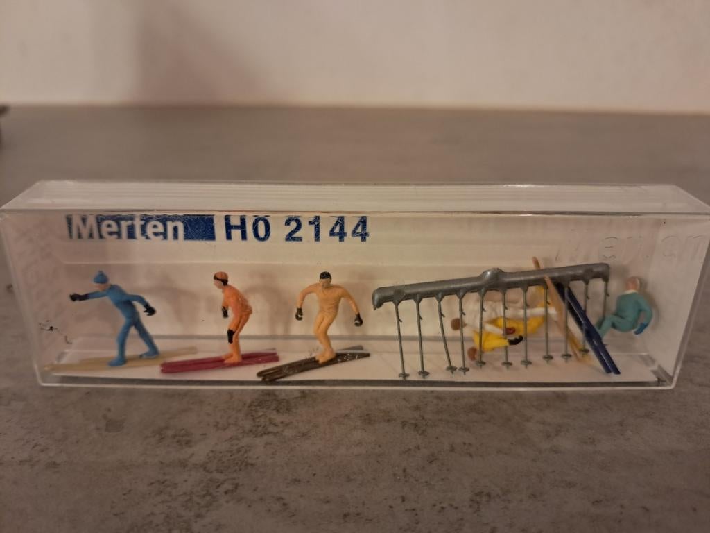 Modelbouw ski langlauf figuren Merten, Ophalen