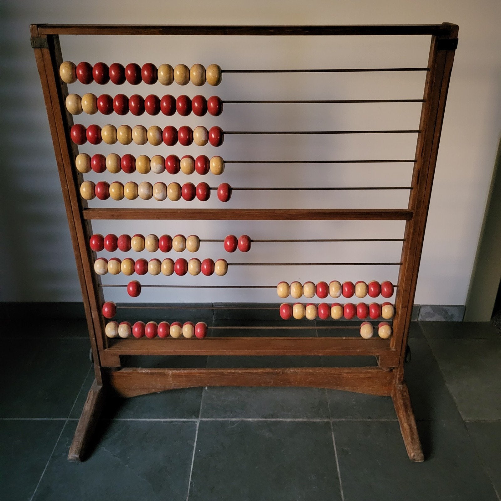 Boulier ancien en bois, Enlèvement