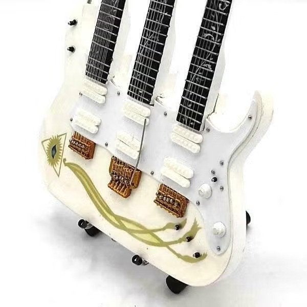 Miniatuur replica Ibanez JEM Triple Neck gitaar - Steve Vai, Ophalen of Verzenden, Nieuw