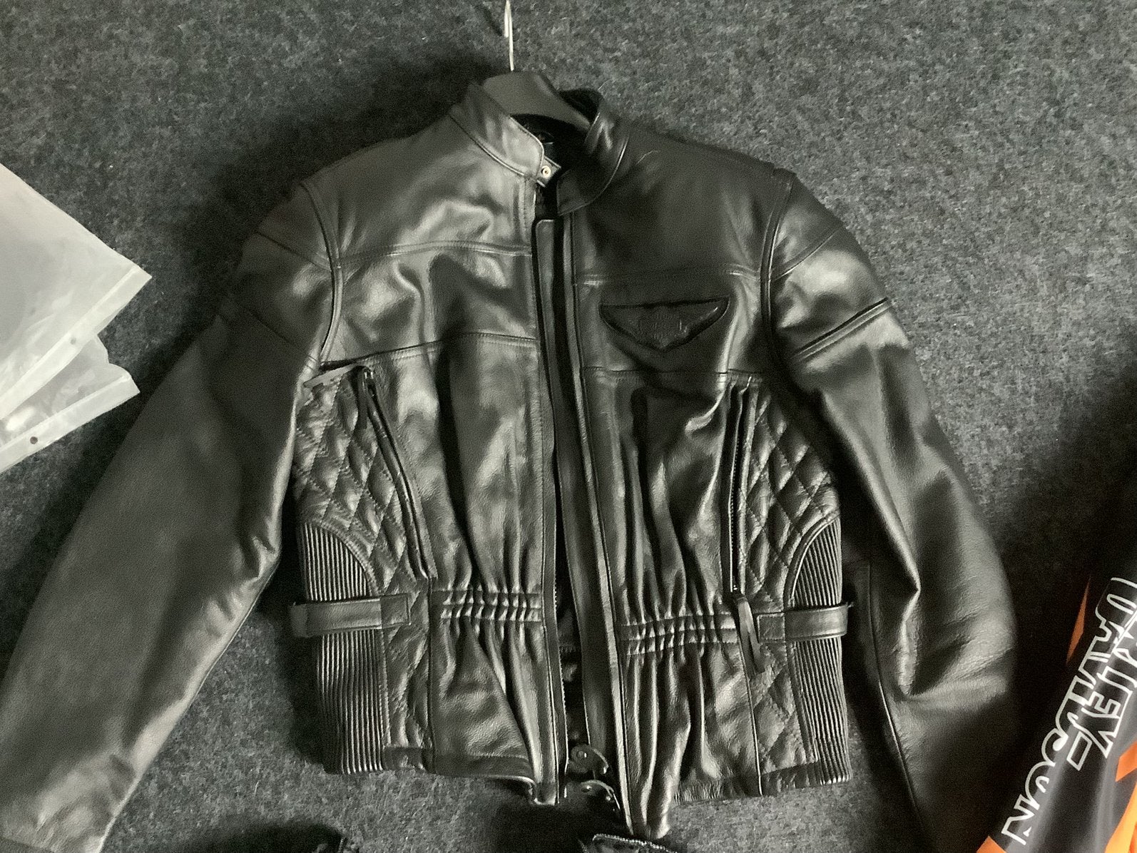 Harley dames jas, Kleding | Heren, Ophalen, Zo goed als nieuw, Maat 52/54 (L)