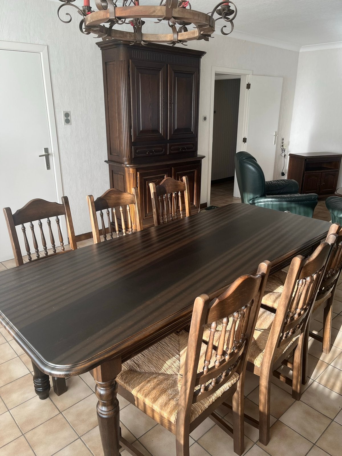 Tafel 210x90cm opgeschuurd, Enlèvement, Utilisé