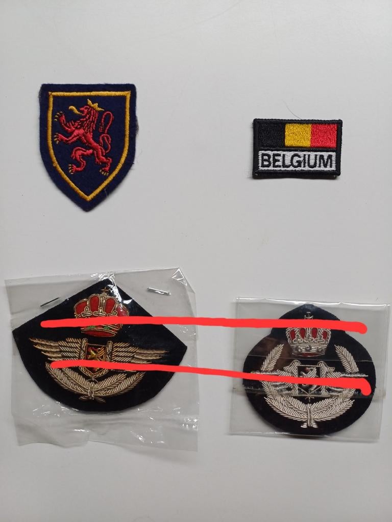 Allerlei emblemen luchtmacht, Enlèvement ou Envoi, Armée de l'air