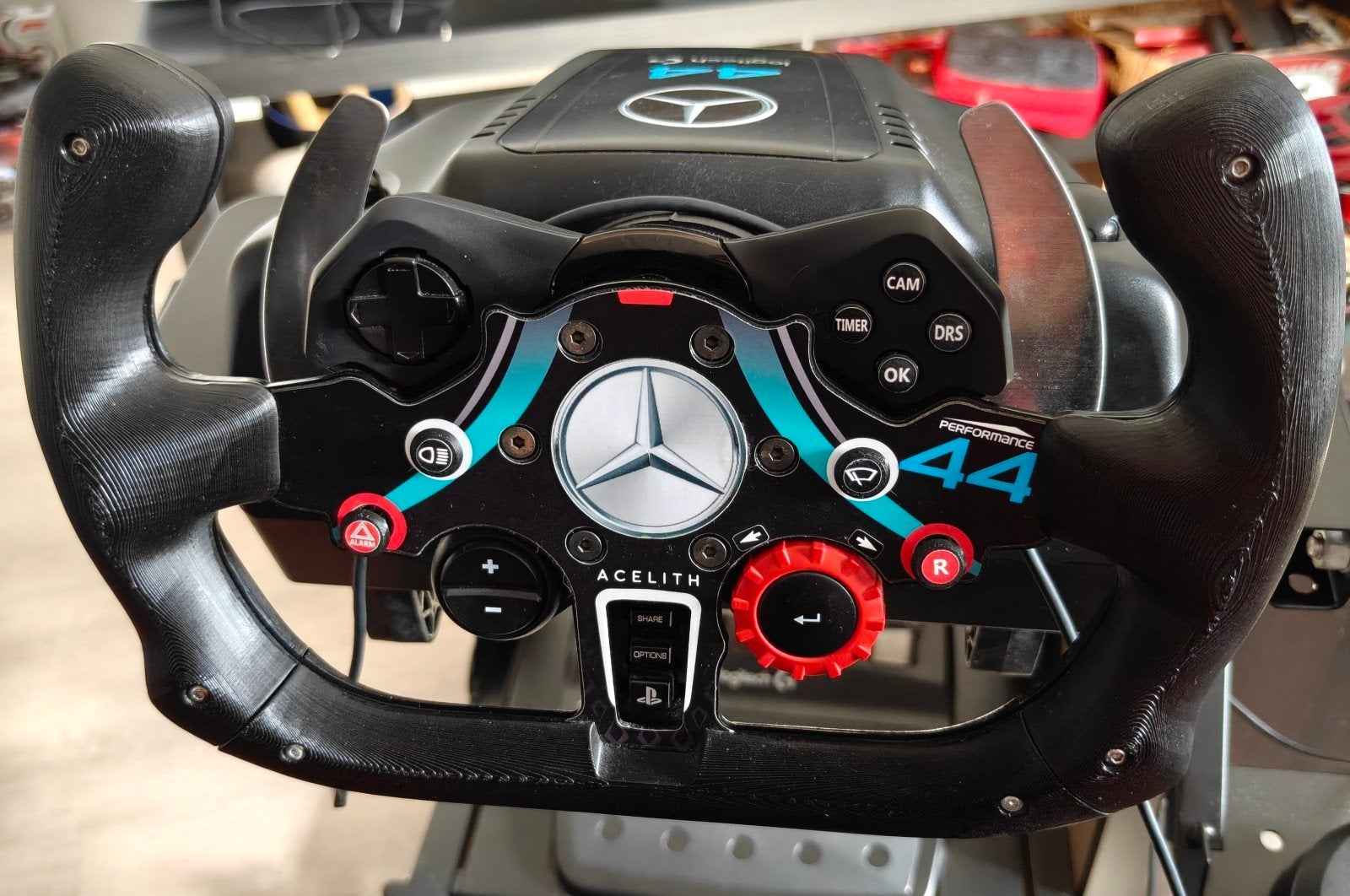 Volant Logitech G29, roue GT3 Mercedes Acelith et shifter !, Enlèvement ou Envoi
