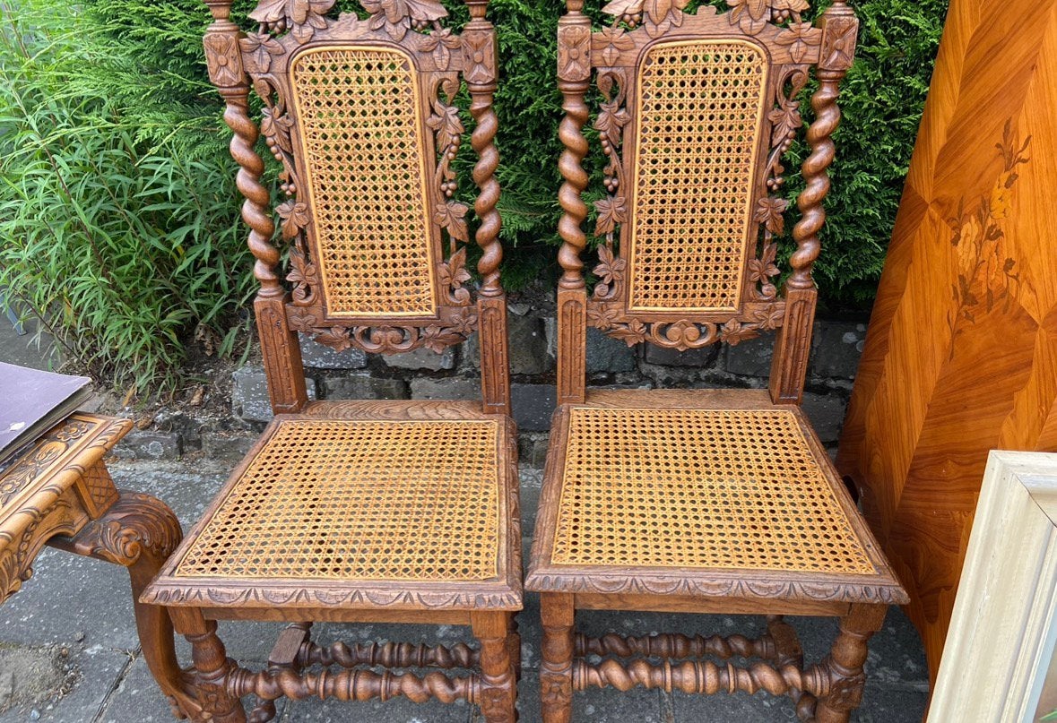 Chaises de chasse du XIXe siècle - intactes - comme neuves, Enlèvement