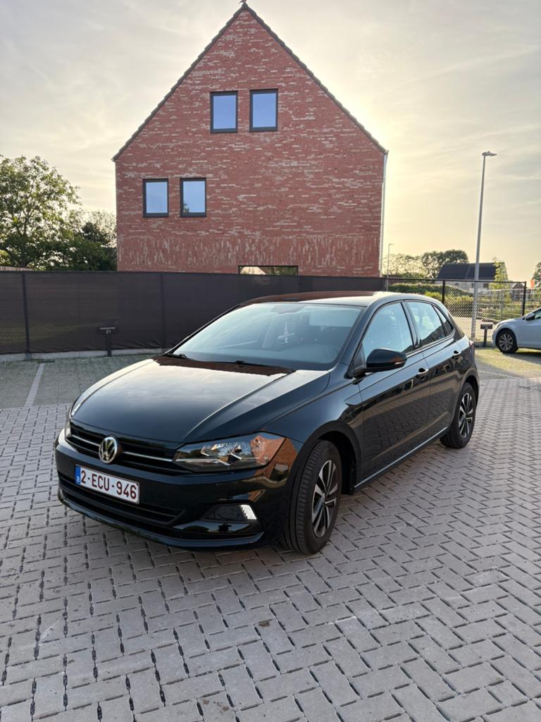 Volkswagen Polo 1.0 TSI Comfortline IQ.Drive | 2019 |Zwart, Auto's, Volkswagen, Euro 6, Alcantara, Handgeschakeld, Particulier