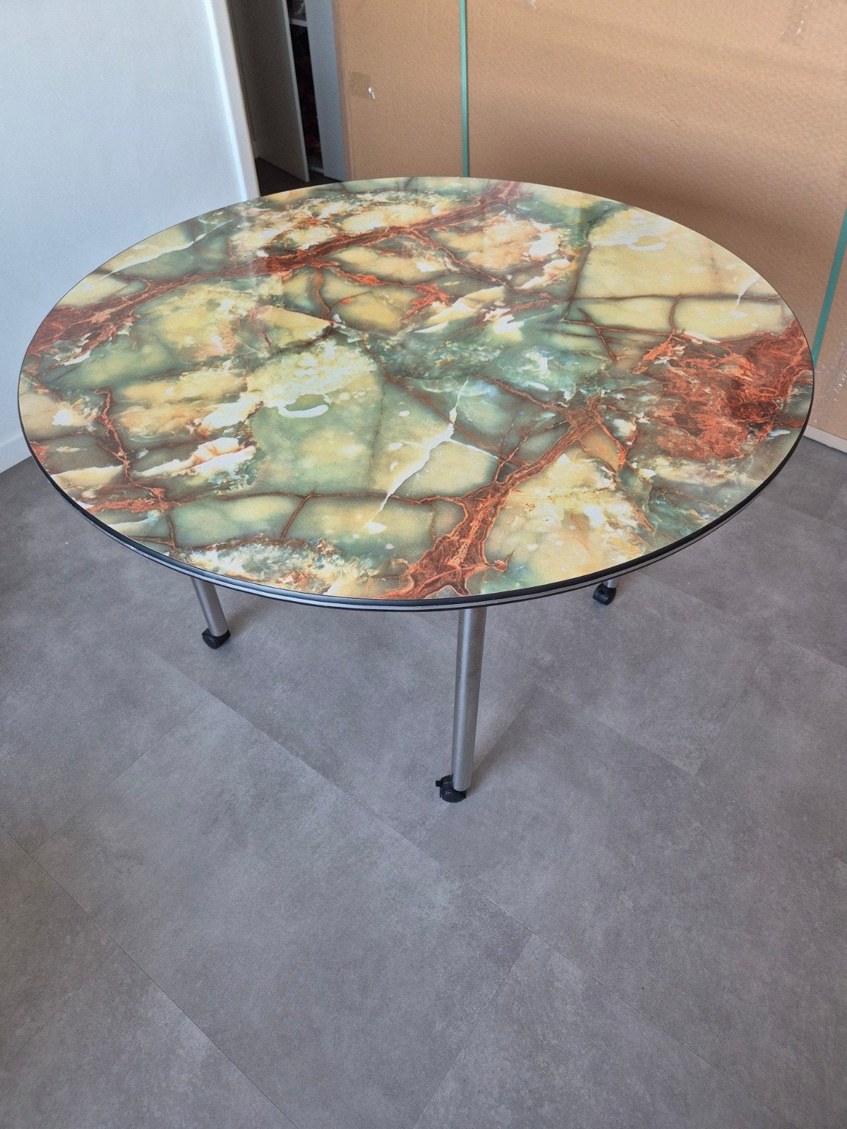 Ronde tafel 130 cm, Huis en Inrichting, Tafels | Bijzettafels, Ophalen