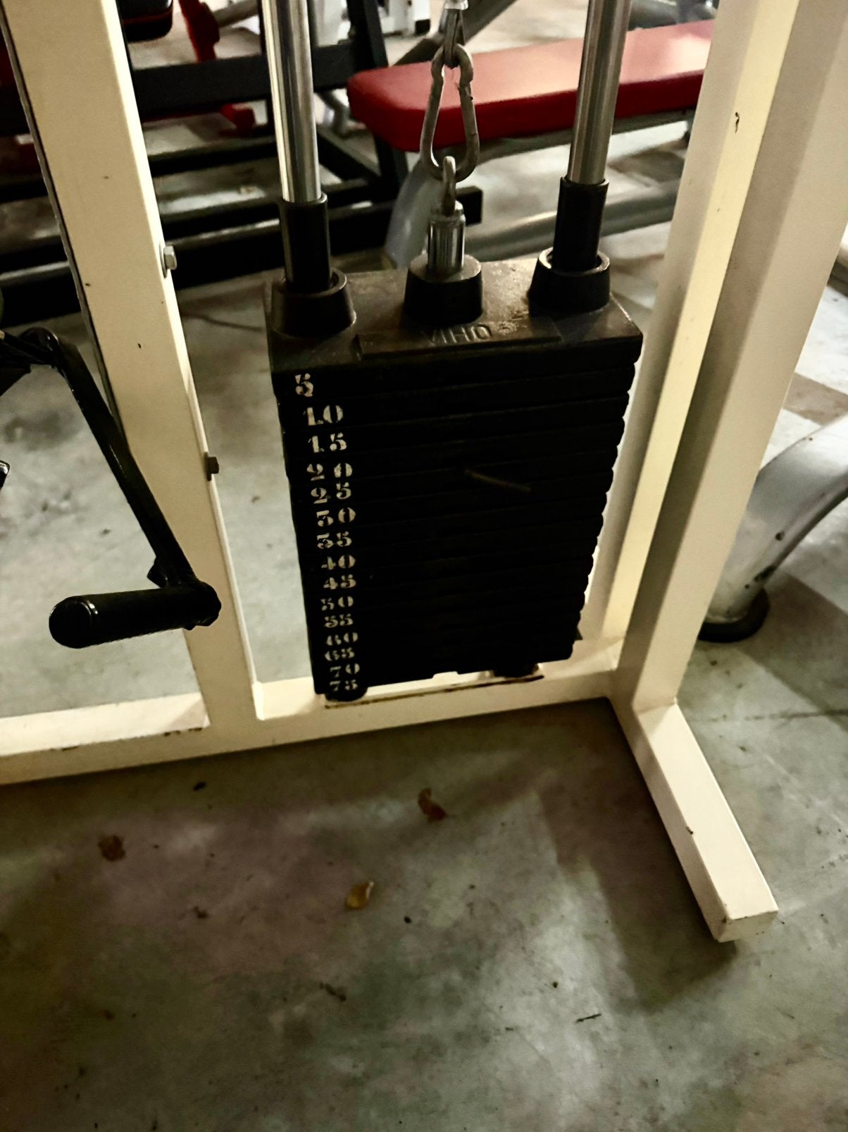 POULIE PLATE, RANGÉE, POULIE ARRIÈRE, BICEPS, TRICEPS, Enlèvement, Utilisé, Dos