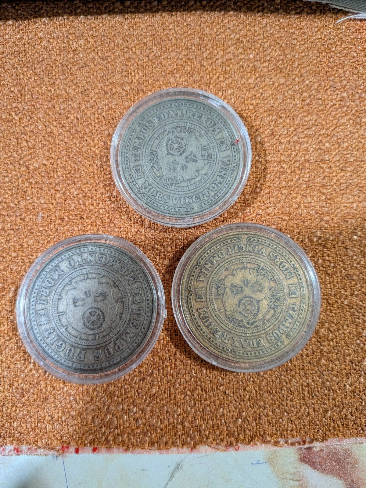 challenge coins, Enlèvement ou Envoi