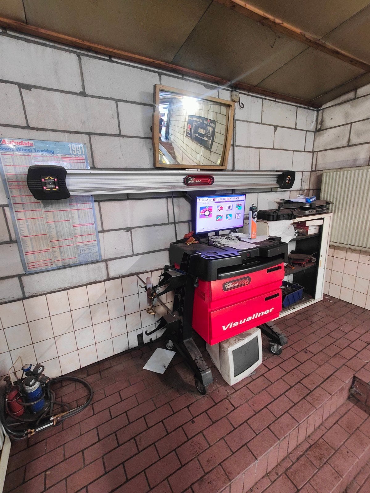 Jhon Bean Visualiner Pro32 uitlijner, Enlèvement, Utilisé