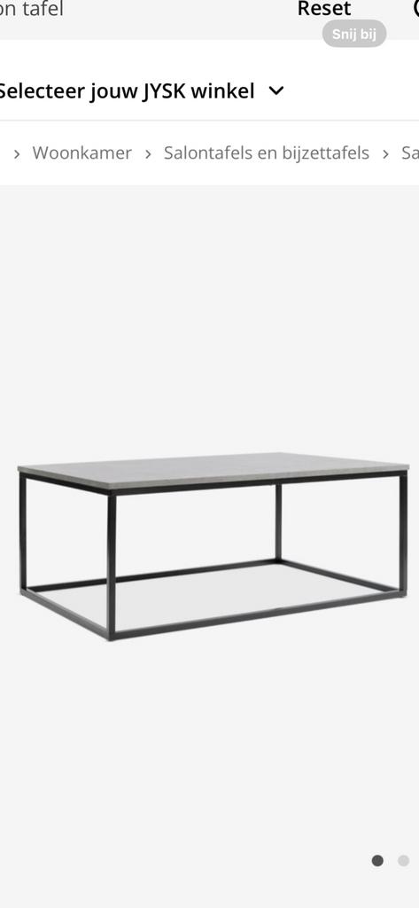 Salin tafel 75x-115 cm, Ophalen, Gebruikt, 100 tot 150 cm, 75 cm of meer