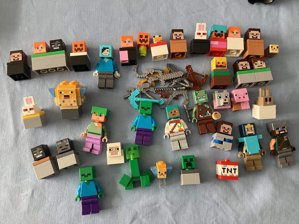 Lego minecraft figuren, Ophalen of Verzenden, Zo goed als nieuw, Lego, Minecraft
