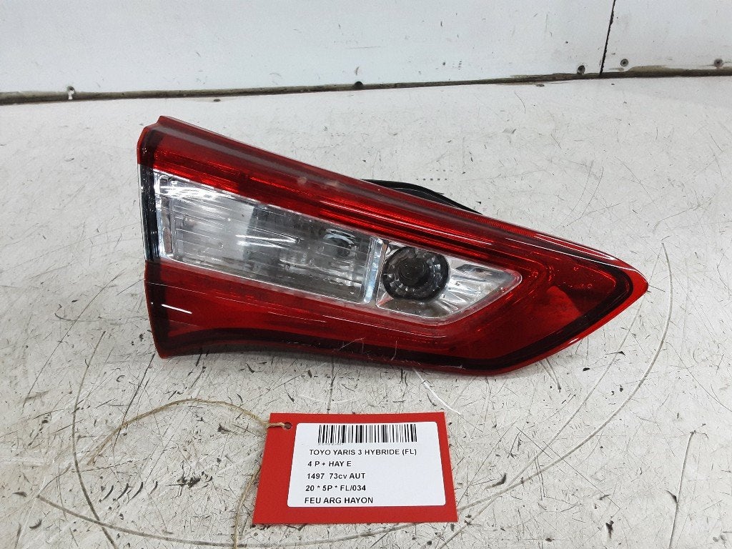 PANNEAU ARRIÈRE GAUCHE AVEC LAMPE Toyota Yaris III (P13), Mevr. I. Hauben, Toyota, Utilisé, Rue de l'Espoir 34 34
4030  GRIVEGNÉE, BE