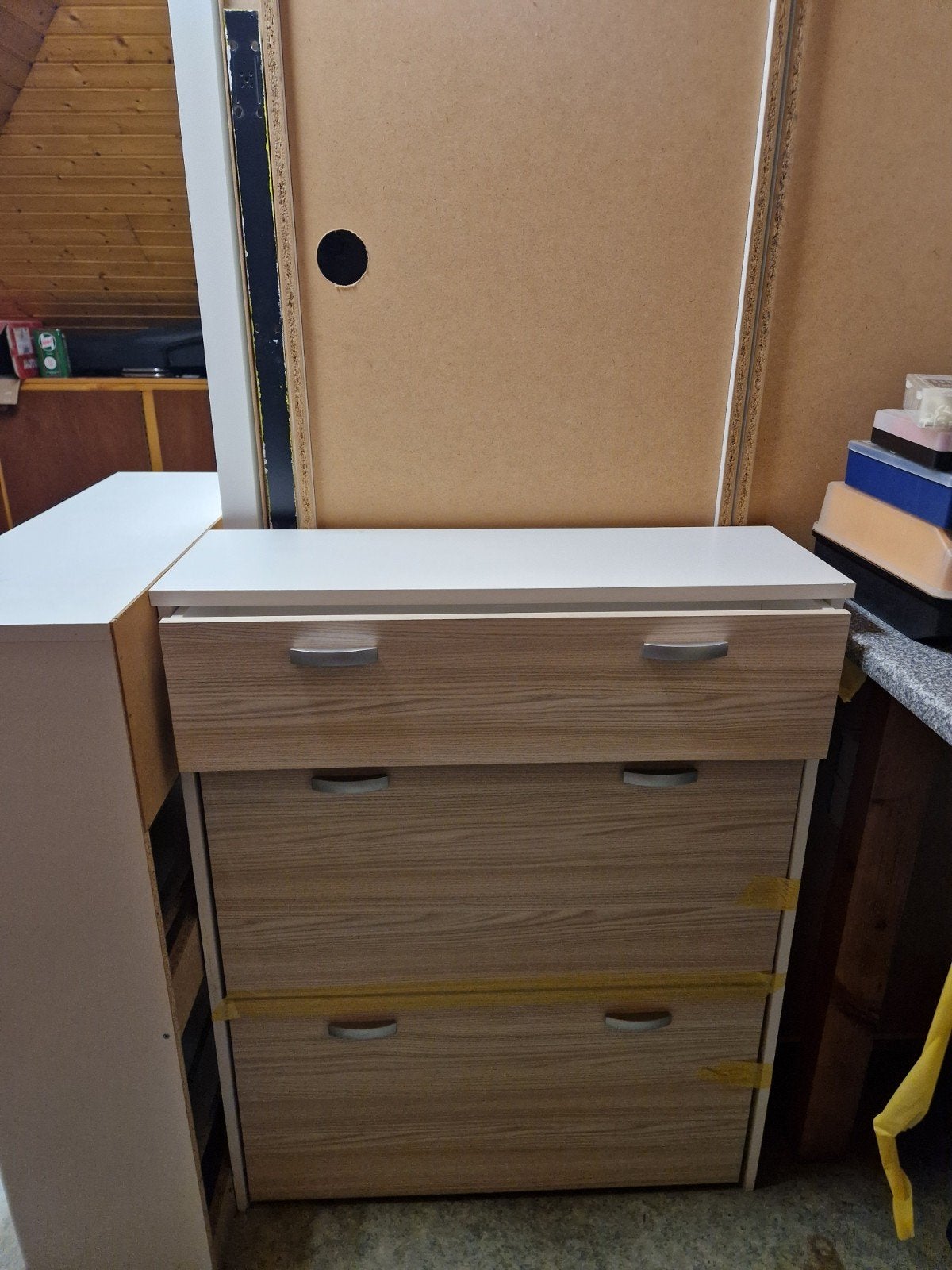 schoenenkast (x2), Ophalen, Gebruikt