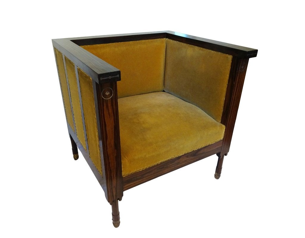 Veilinghuis Oranje Amsterdamse school fauteuil ’t Binnenhuis, Hout, Gebruikt, Minder dan 75 cm, 50 tot 75 cm