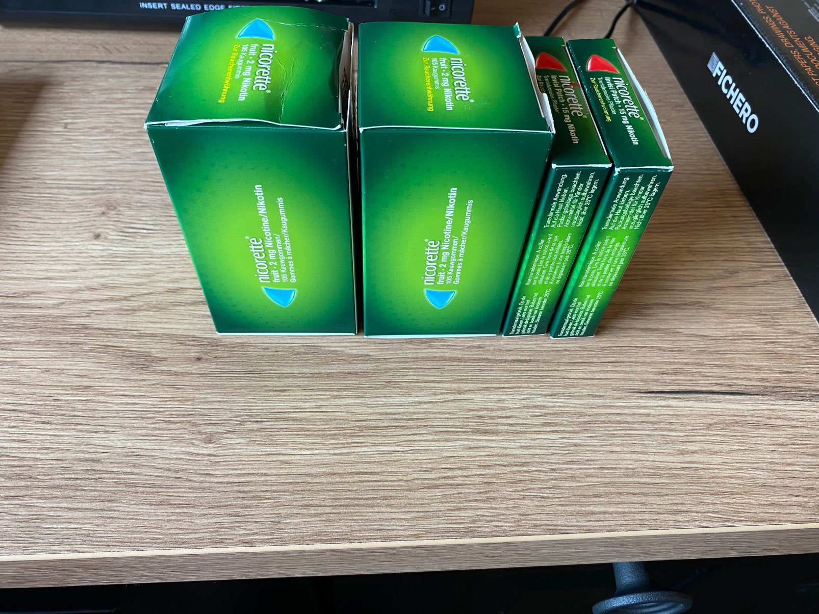 Nicorette kauwgom en pleisters, Ophalen, Zo goed als nieuw