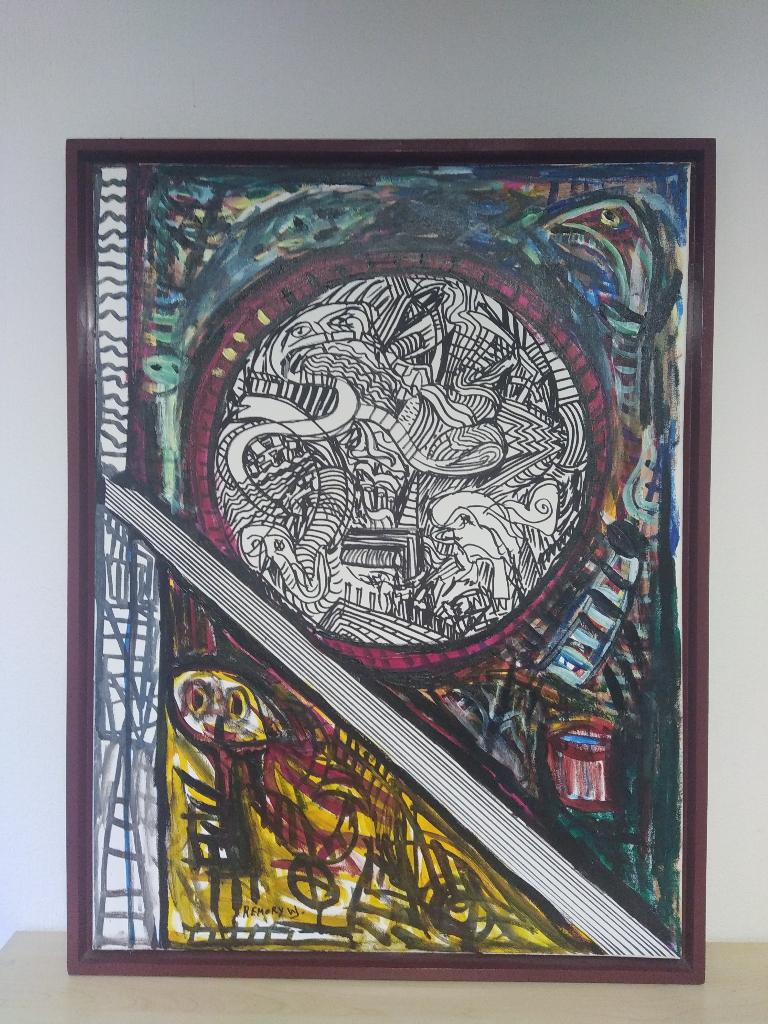 Schilderij William Remory, Antiek en Kunst, Kunst | Schilderijen | Modern, Ophalen of Verzenden